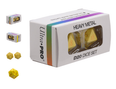 UP DICE - D20 - HEAVY METAL VIVID YELLOW